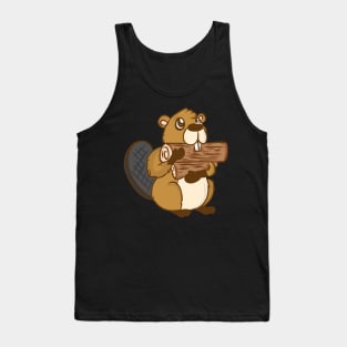 Beaver forest rodents for children animal welfare animal hunters Tank Top